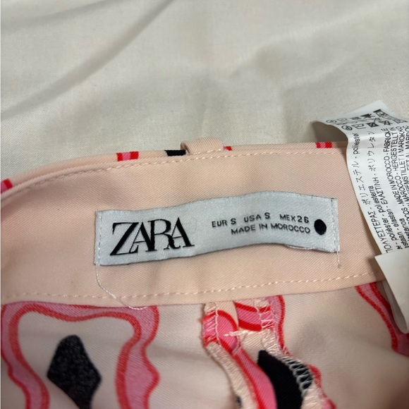 Zara Multicolor Abstract Pattern Pants - Picture 2 of 2